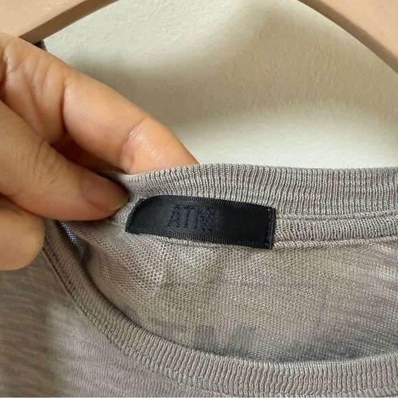 ATM Anthony Thomas Melillo Men's Distressed Ombre Long Sleeve Tee XL NWOT - Picture 3 of 12